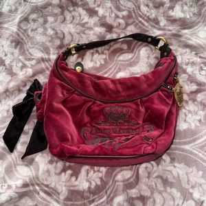 Vintage red Juicy Couture hobo bag